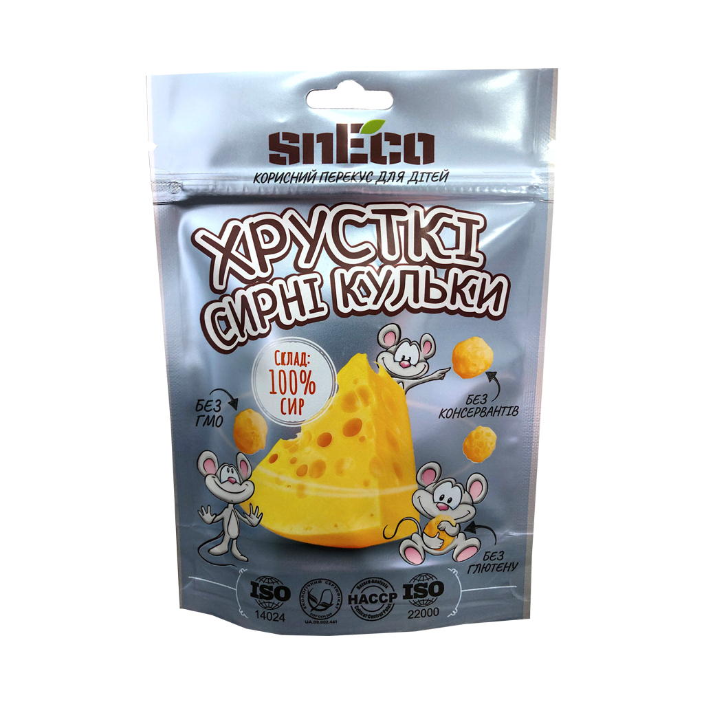 Сир сушений snEco Моцарелла "BLUE" 28 г (4823095805932) - изображение 1