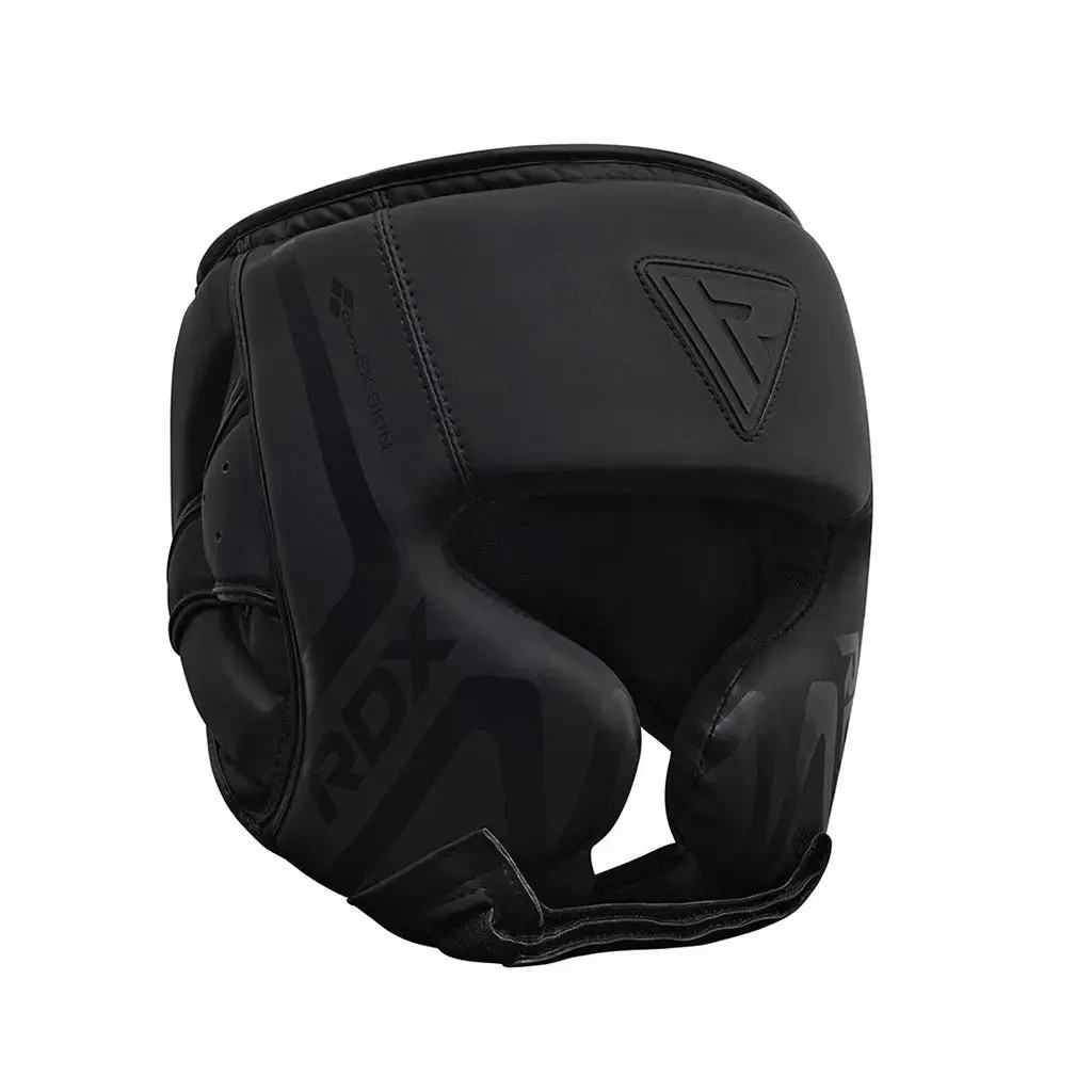 Боксерський шолом RDX T15 Noir Cheek Protector Matte Black XL (HGR-T15MB-XL) - зображення 3