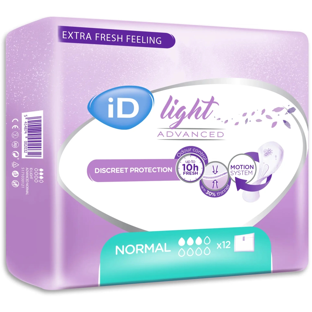 Урологічні прокладки ID Light Normal 12 шт. (5414874002032) - зображення 2