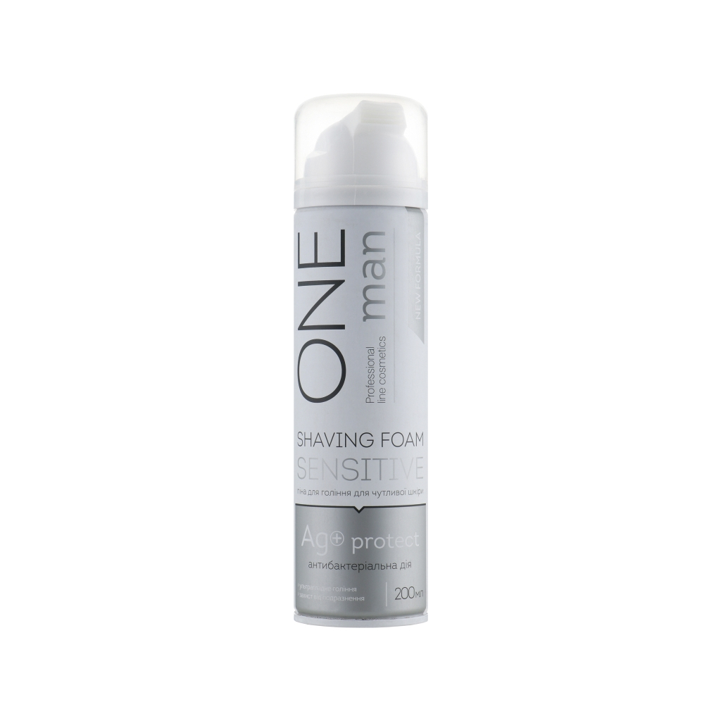 Піна для гоління Iceberg Group One Man Ag+ Protect Sensitive 200 мл (4820172070894) - изображение 1