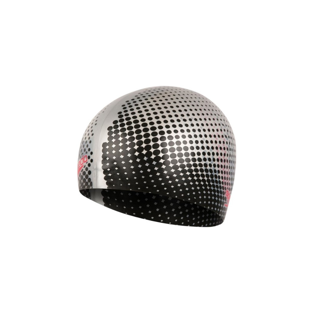 Шапка для плавання Speedo Rev Moud Silc Cap AU сріблястий, чорний 8-09337D668 OSFM (5053744485621) - зображення 1