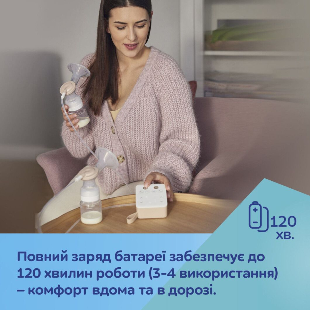 Молоковідсмоктувач Canpol babies електричний подвійний ExpressCare (12/212) - зображення 12