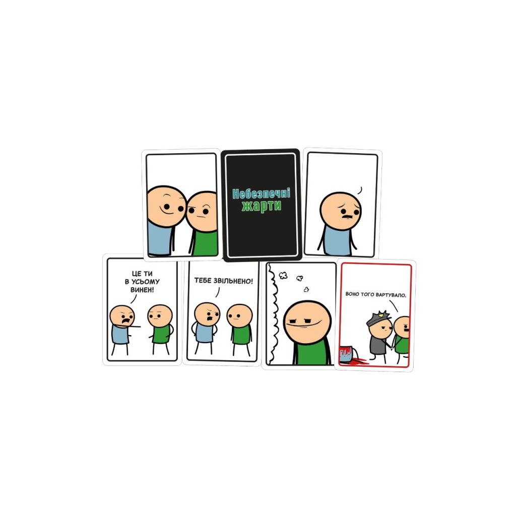 Настільна гра 18+ Мадярочка Небезпечні жарти (Joking Hazard, українська) (220722) - зображення 3