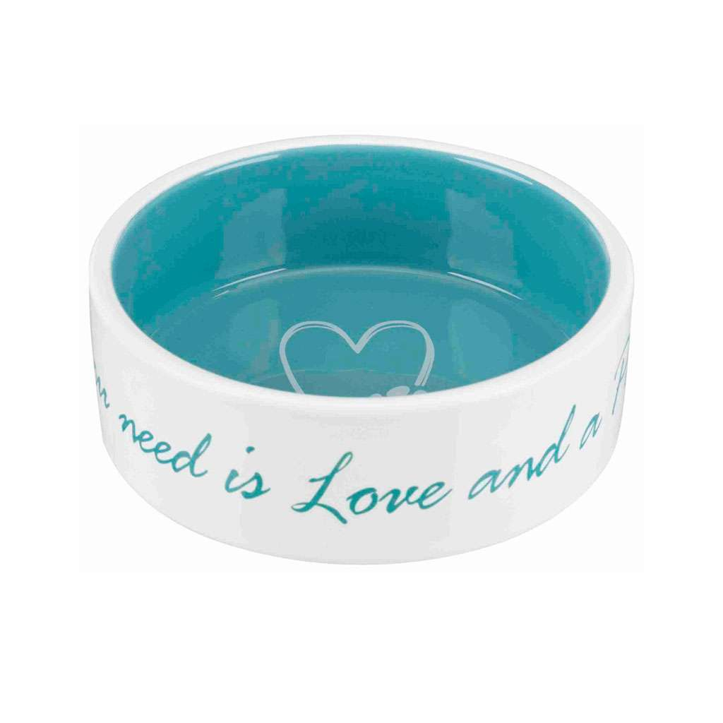 Посуд для собак Trixie Pet's Home 300 мл/12 см (бірюзовий) (4011905250502) - зображення 1