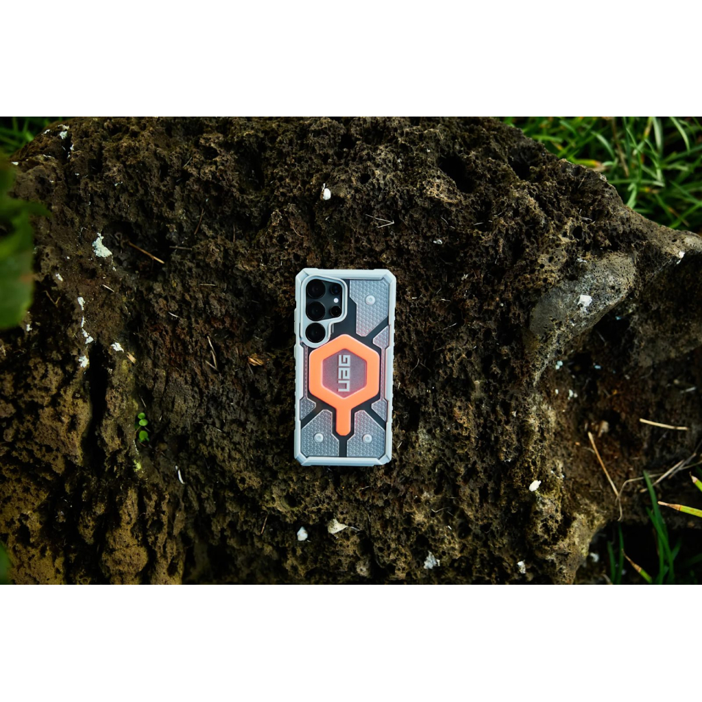 Чохол до мобільного телефона UAG Samsung Galaxy S25 Ultra Pathfinder Clear with Magnet Bundle Active Lava Lanyard (2144831BV02) - зображення 7
