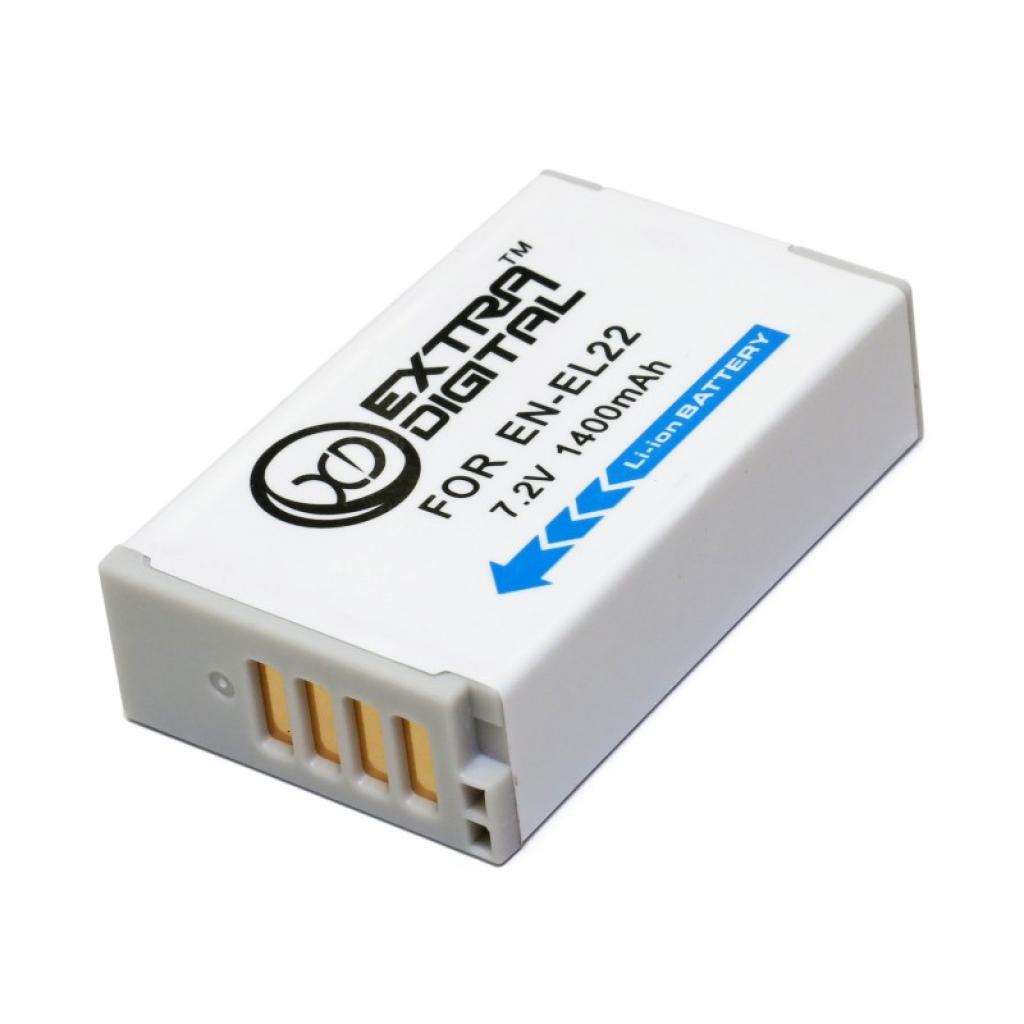 Акумулятор до фото/відео Extradigital Nikon EN-EL22 (BDN2683) - зображення 4