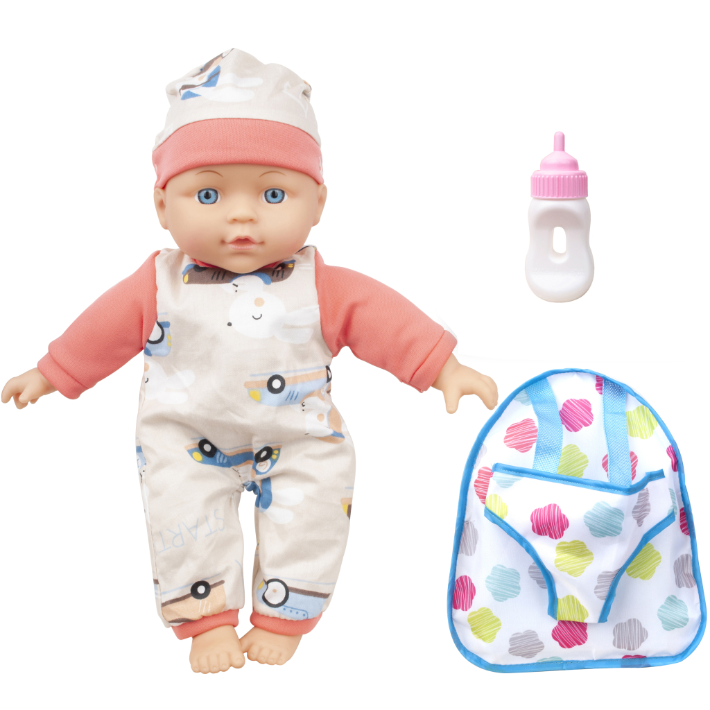 Пупс Lunabebe м'яконабивний з аксесуарами 33 см (3858894674831) - зображення 1