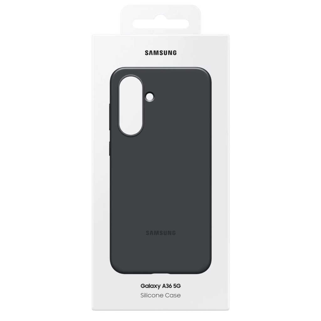 Чохол до мобільного телефона Samsung для Galaxy A36 (A366), Silicone Case black (EF-PA366CBEGWW) - зображення 6