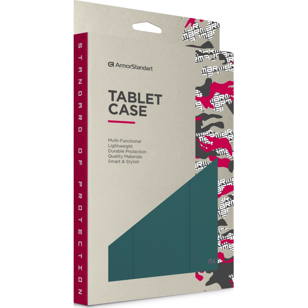 Чохол до планшета Armorstandart Smart Fold Pen Samsung Galaxy Tab S10 FE+ Pine Green (ARM85557) - зображення 8