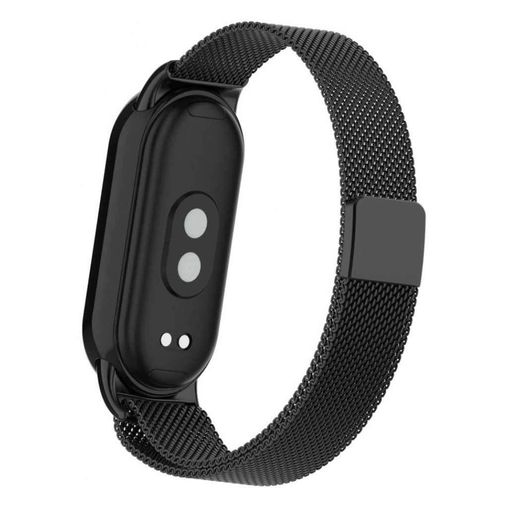 Ремінець до фітнес браслета Armorstandart Milanese Magnetic Band для Xiaomi Mi Band 8 Black (ARM69916) - зображення 2