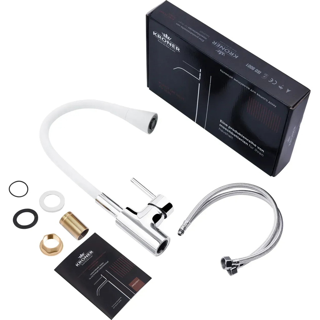 Змішувач Kroner Kuche-C031WHI (CV024335) - зображення 8