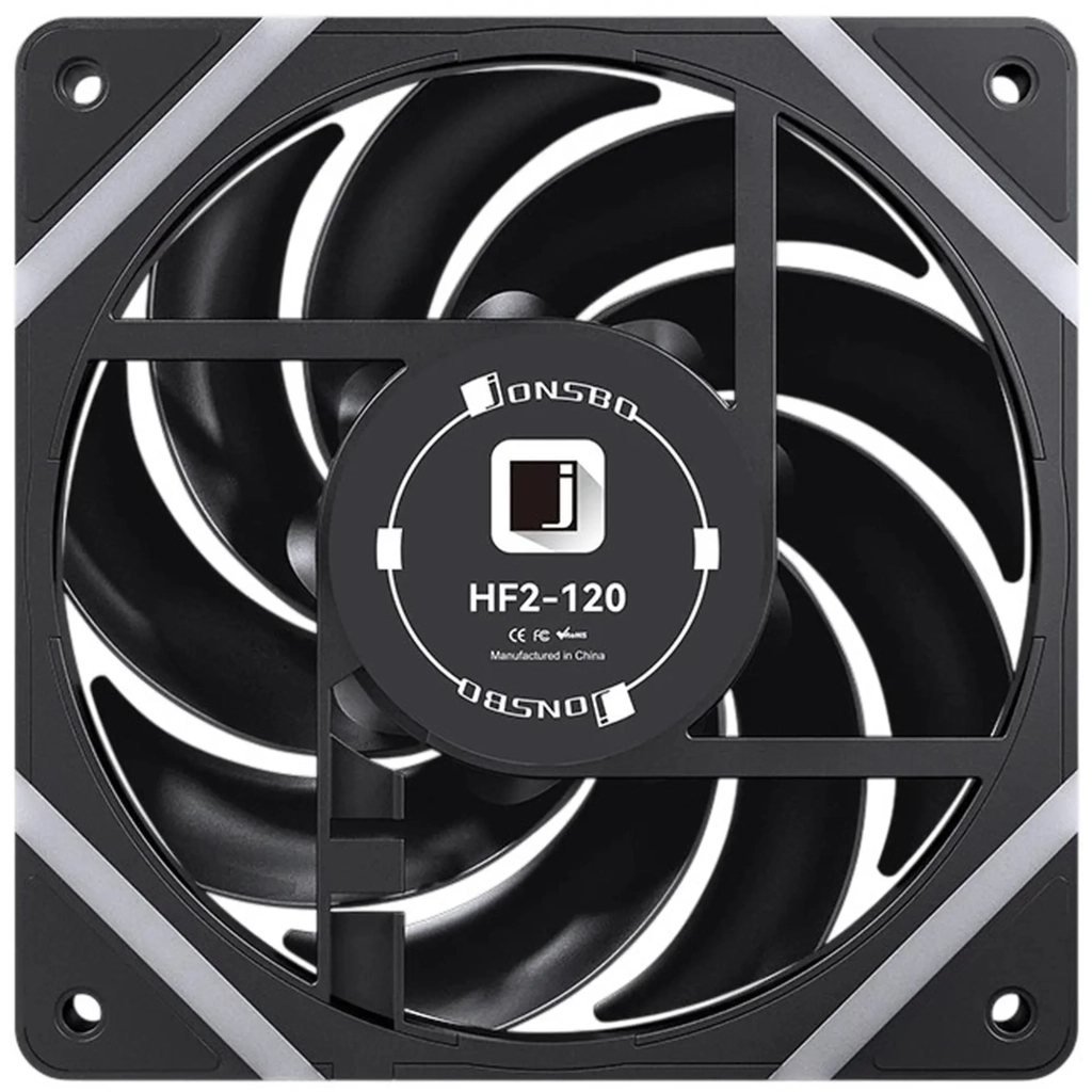 Кулер до корпусу JONSBO HF2-120B ARGB Black - зображення 7
