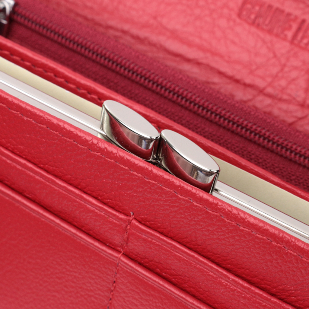 Гаманець ST Leather З натуральної шкіри Червоний (22675) - зображення 9