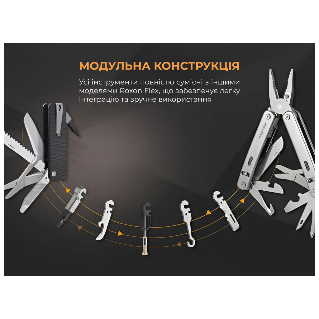 Мультитул Roxon Mini Flex Companion S504G (S504G) - изображение 11