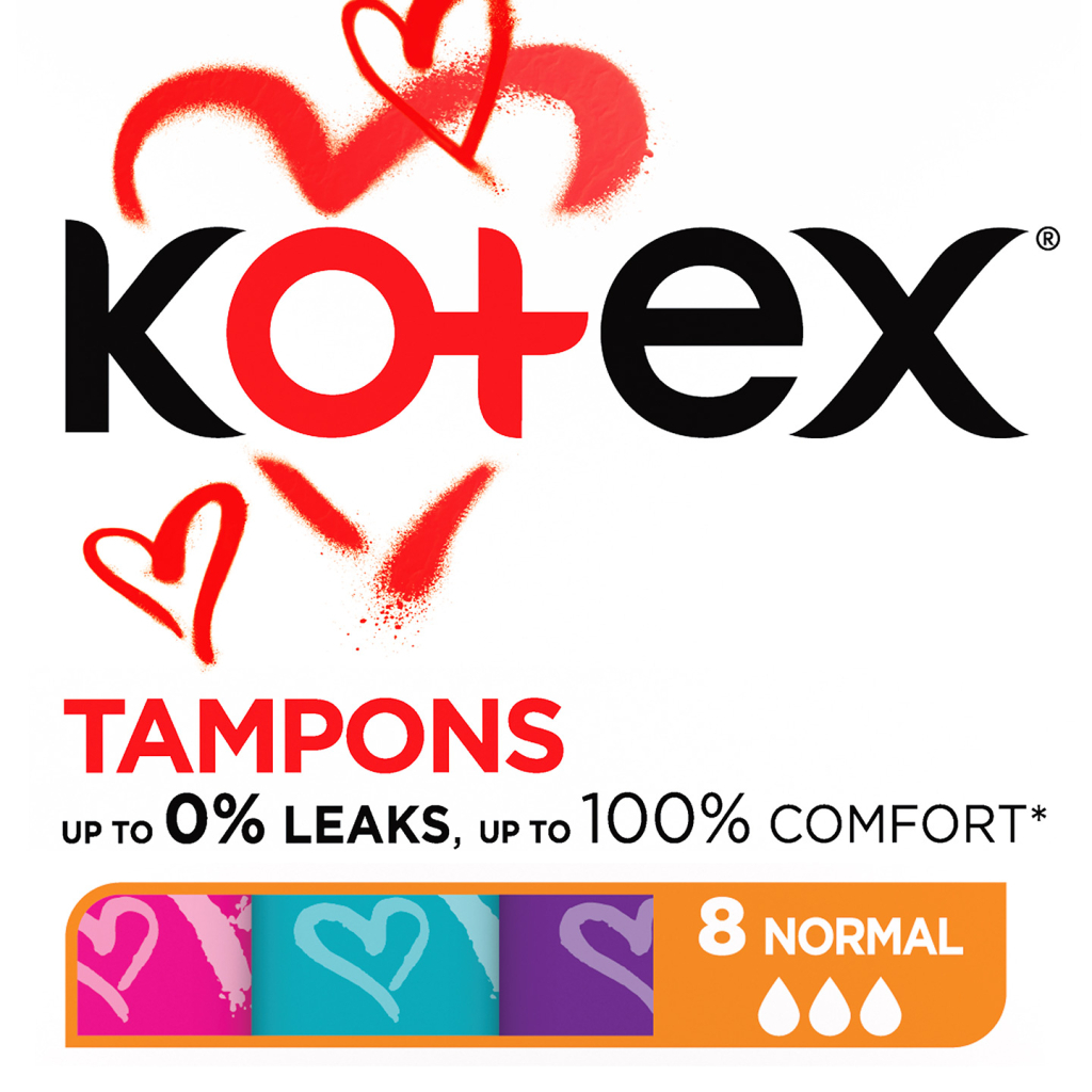 Тампони Kotex Normal 8 шт. (5029053534534) - зображення 1