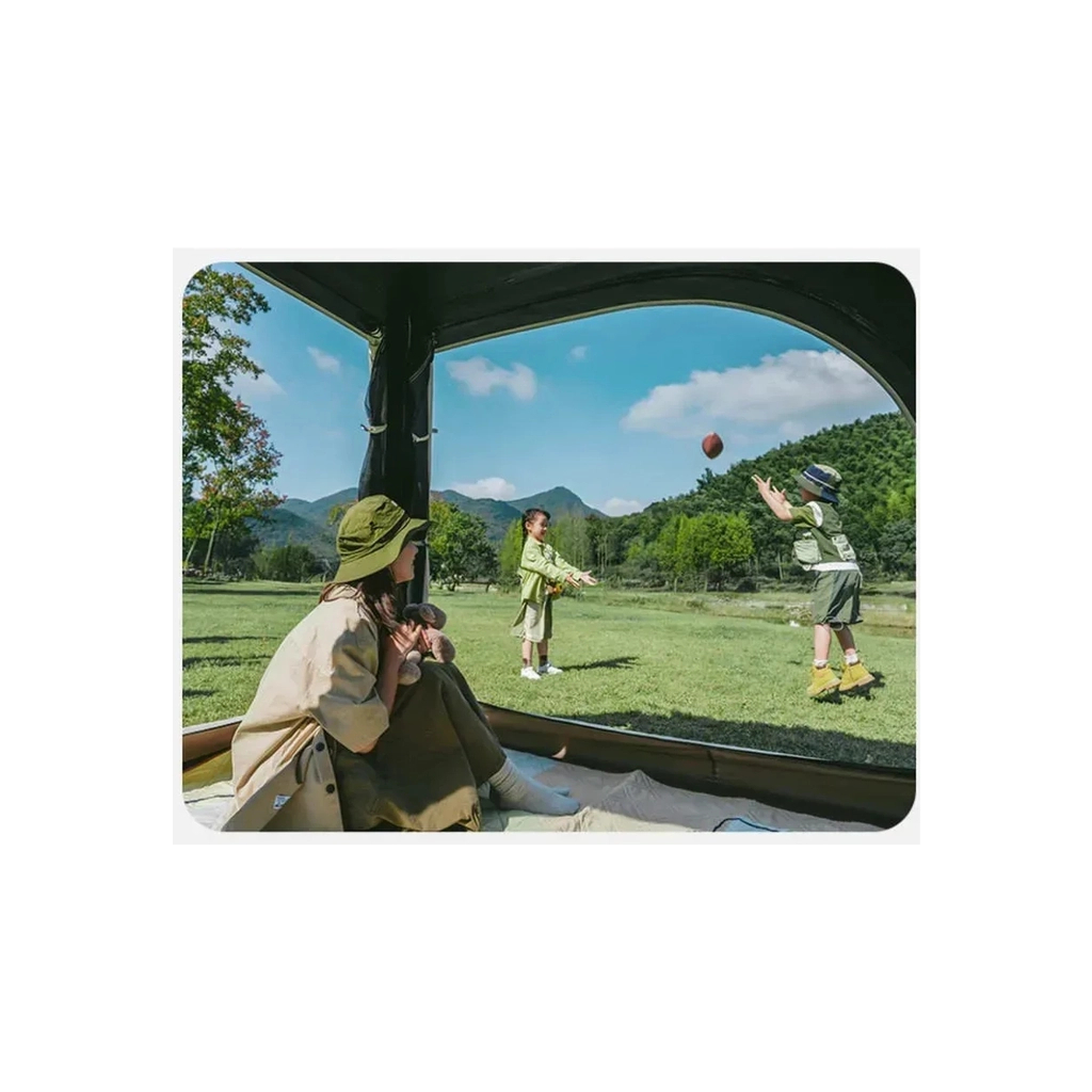 Намет Naturehike тримісний автоматичний із тентом Ango CNK2550WS01 S, коричневий (6927595785560) - зображення 6