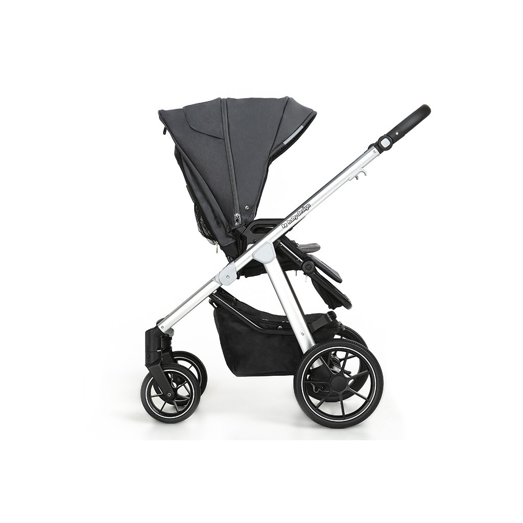 Коляска Baby Design 2 в 1 Bueno 217 Graphite (без вишивки) (203824) - зображення 7