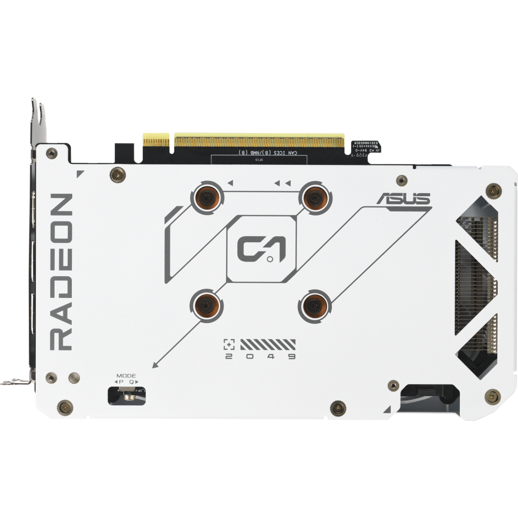 Відеокарта ASUS Radeon RX 9060 XT 16Gb DUAL WHITE OC (DUAL-RX9060XT-16G-WHITE) - зображення 7