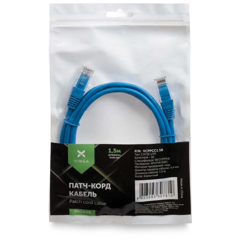 Патч-корд Vinga 1.5 m COPPER (VCPPCC1.5B) - изображение 4