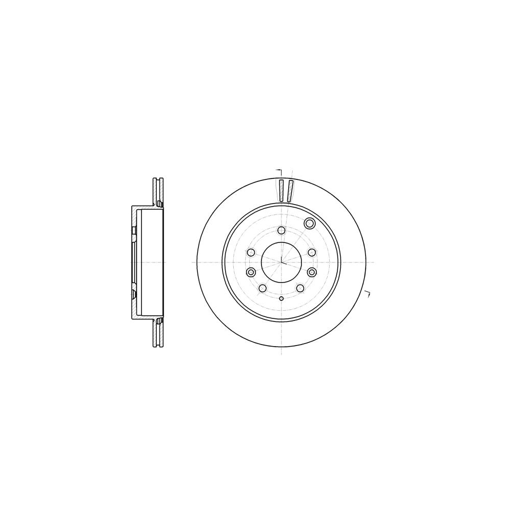 Гальмівний диск REMSA 61237.10 - зображення 1