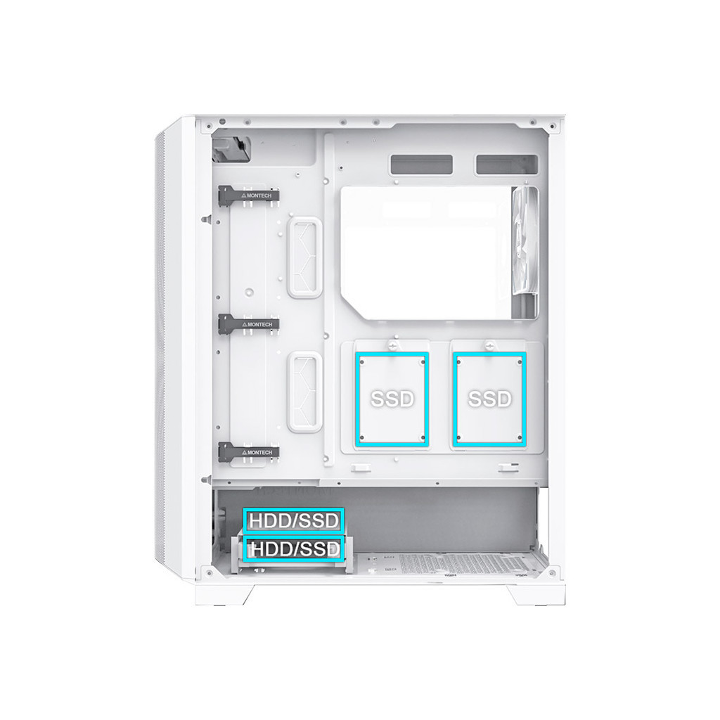 Корпус MONTECH SKY ONE LITE (W) - зображення 5