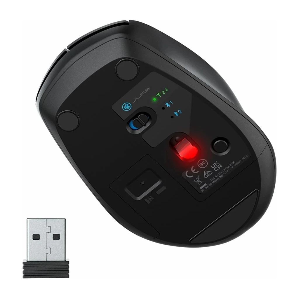Мишка Jlab GO Mouse Wireless/Bluetooth Black (IEUMGOMOUSERBLK124) - зображення 4