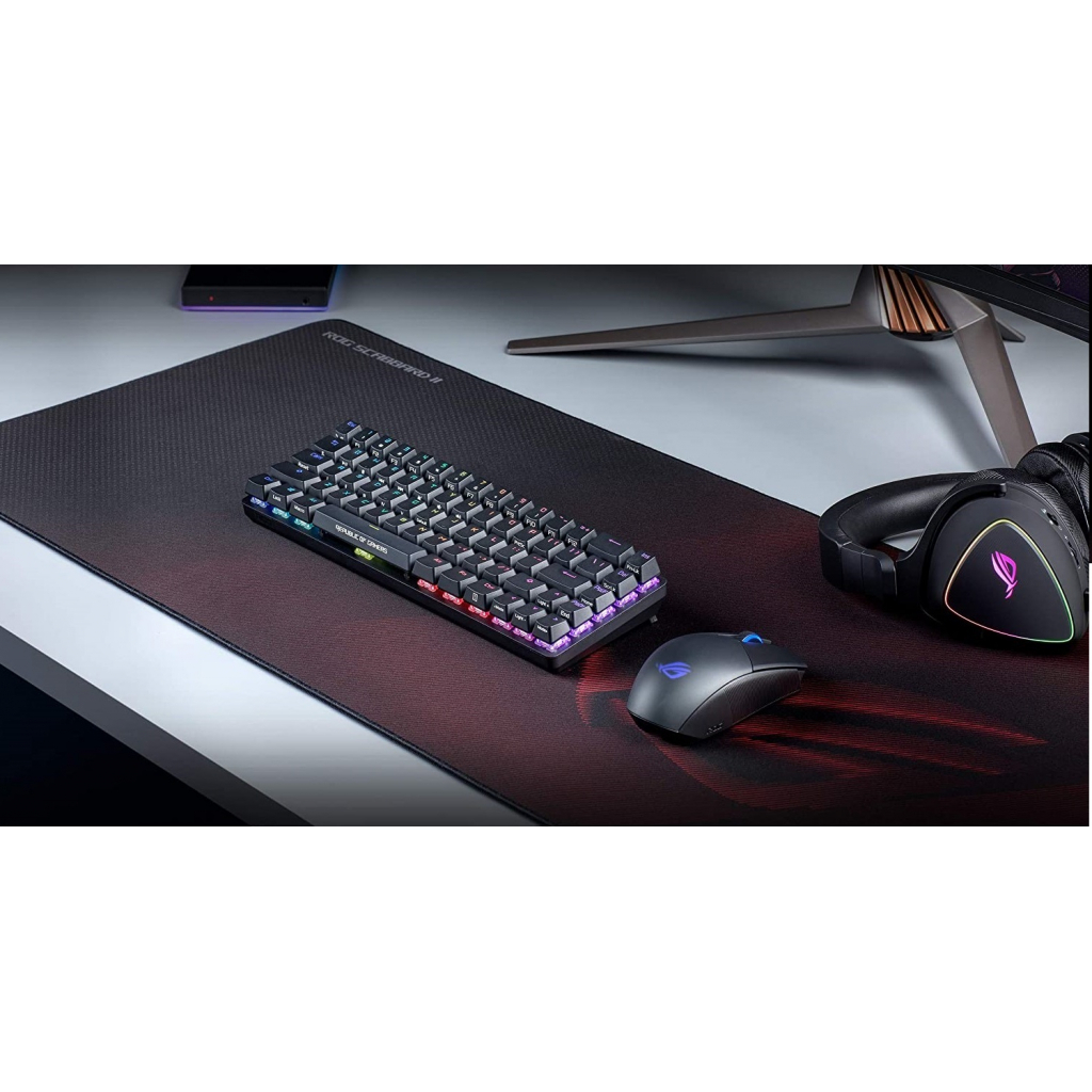 Килимок для мишки ASUS ROG Scabbard II Black (90MP0210-BPUA00) - зображення 2