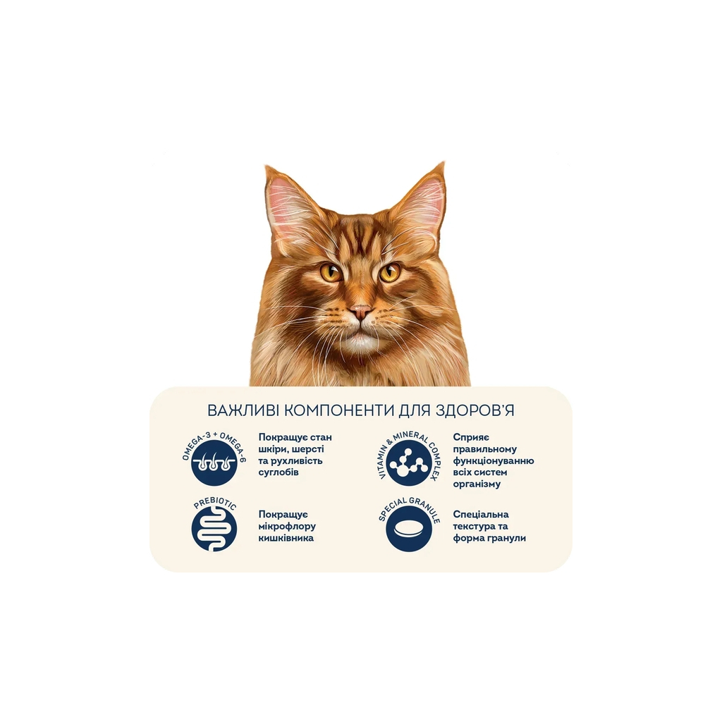 Сухий корм для кішок Home Food For large breeds з телятиною, лососем та в’яленими томатами 400 г (4820235021009) - зображення 7