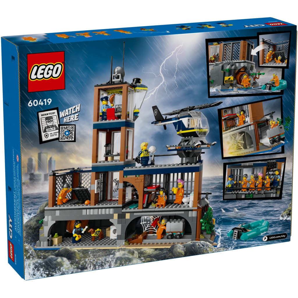 Конструктор LEGO City Поліцейський острів-в'язниця 980 деталей (60419) - зображення 9