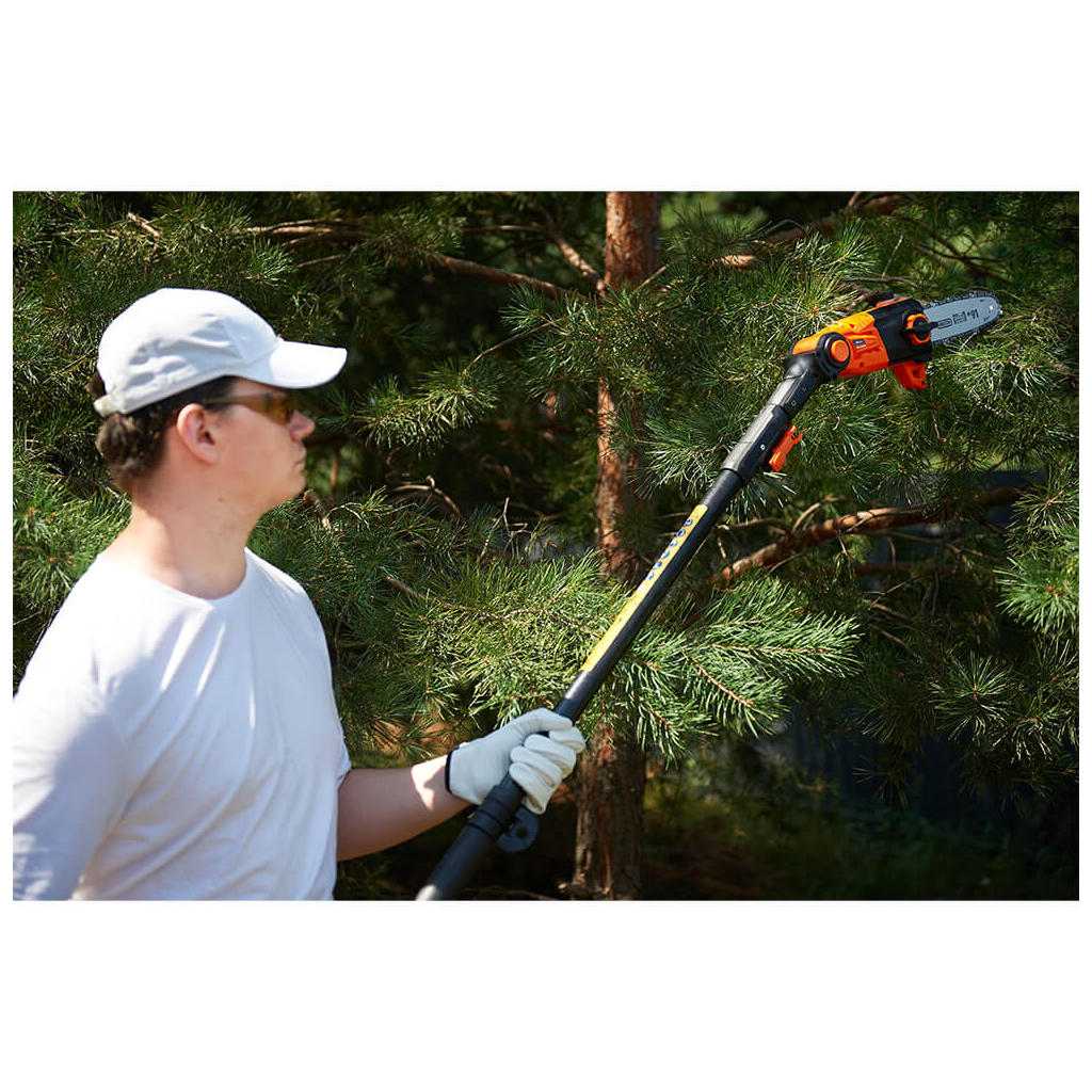 Ланцюгова пила SEQUOIA висоторіз з телекскопом. штангою 20 В, шина 20 см, Oregon (SBPS2008TO) - зображення 7