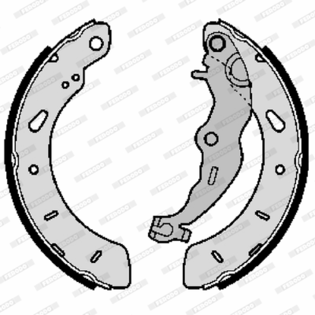 Гальмівні колодки FERODO FSB4164 - зображення 1