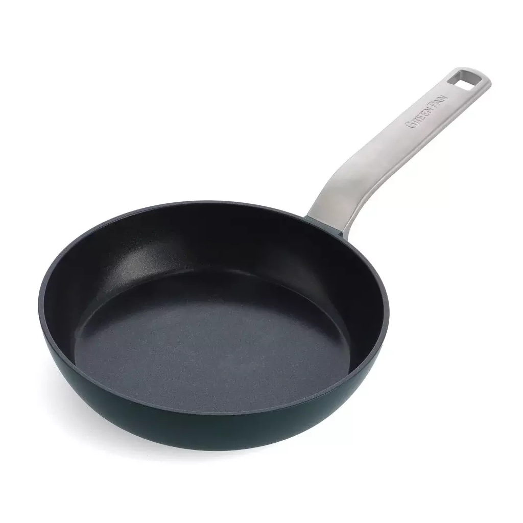 Сковорода GreenPan Evolution, 20 см з керамічним покриттям, темно-зелена (CC006389-001) - зображення 1