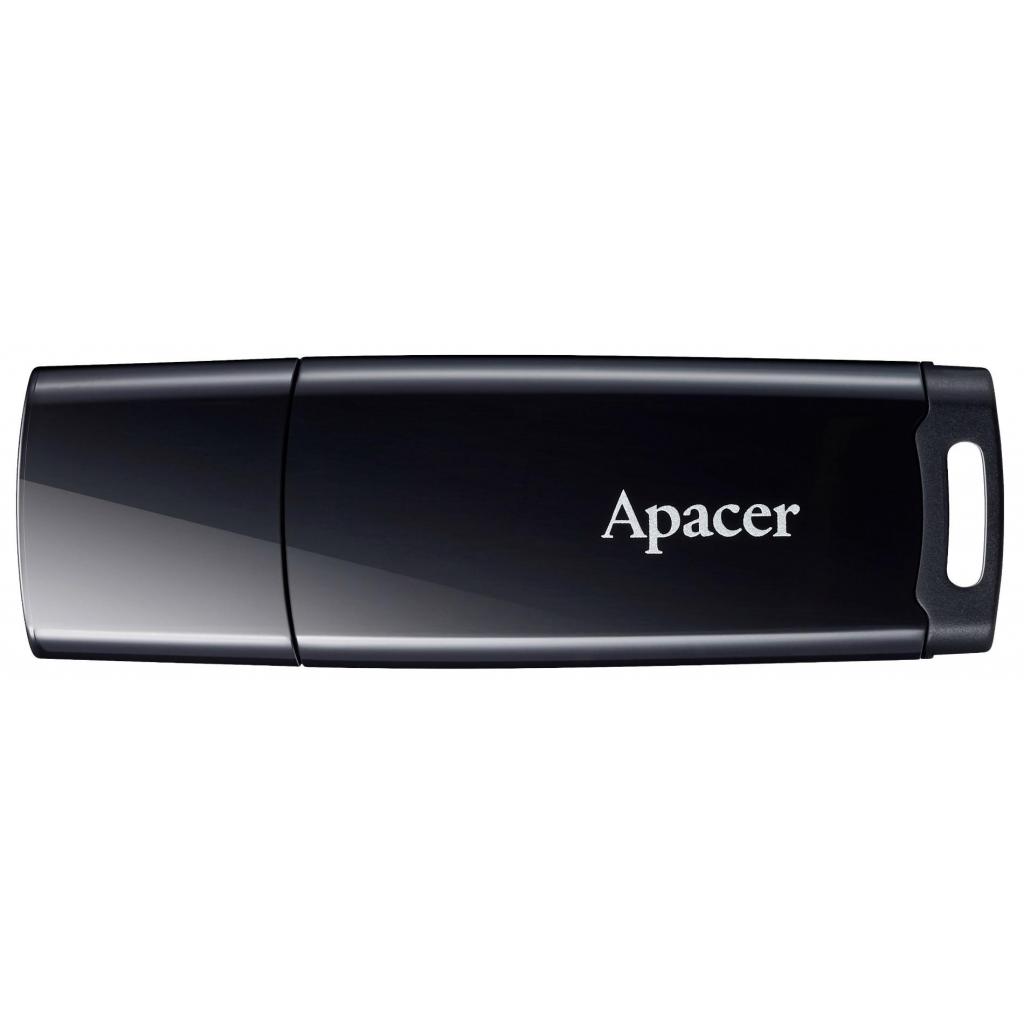 USB флеш накопичувач Apacer 64GB AH336 Black USB 2.0 (AP64GAH336B-1) - зображення 1
