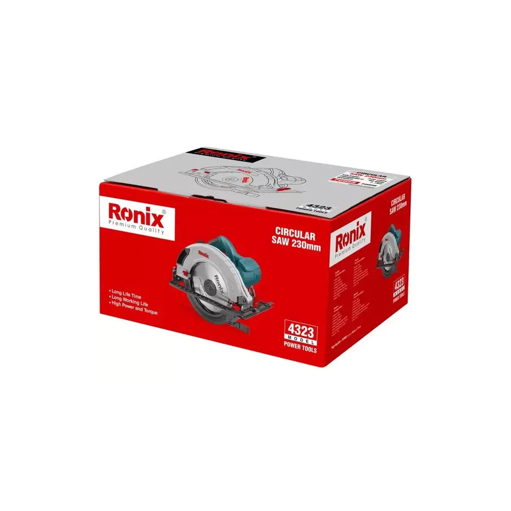 Дискова пила Ronix циркулярна 2800Вт, 235мм (4323) - изображение 10