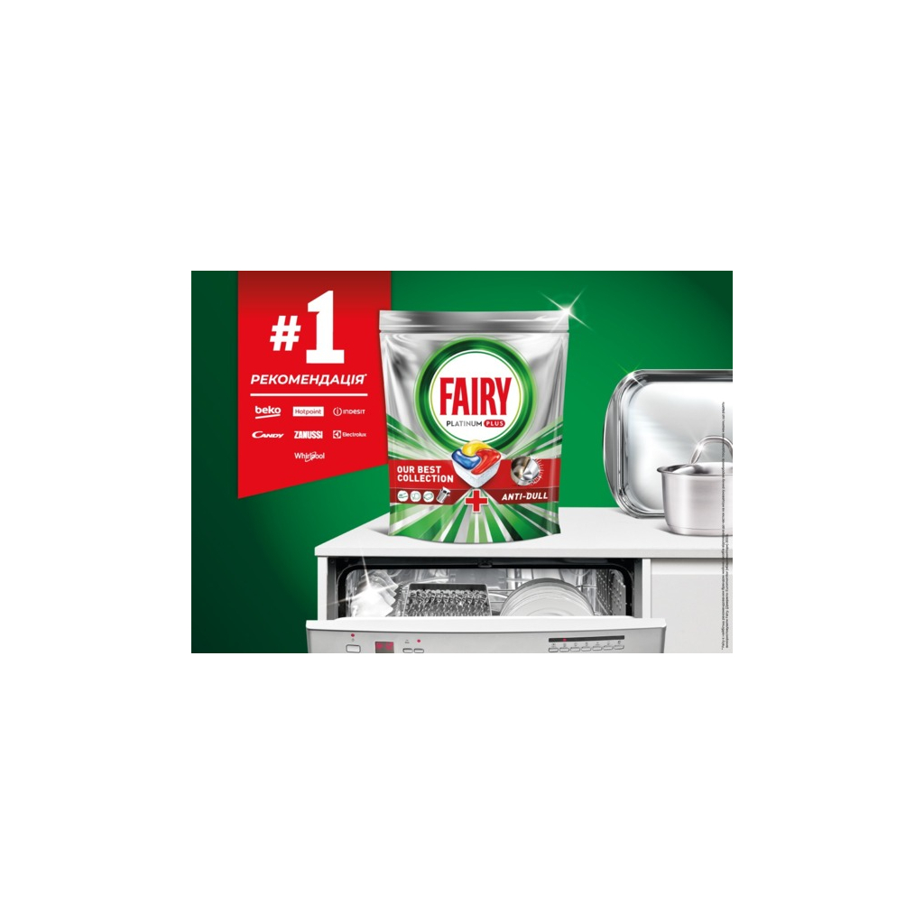 Таблетки для посудомийних машин Fairy Platinum Plus All in One Lemon 25 шт. (8700216236386) - изображение 4