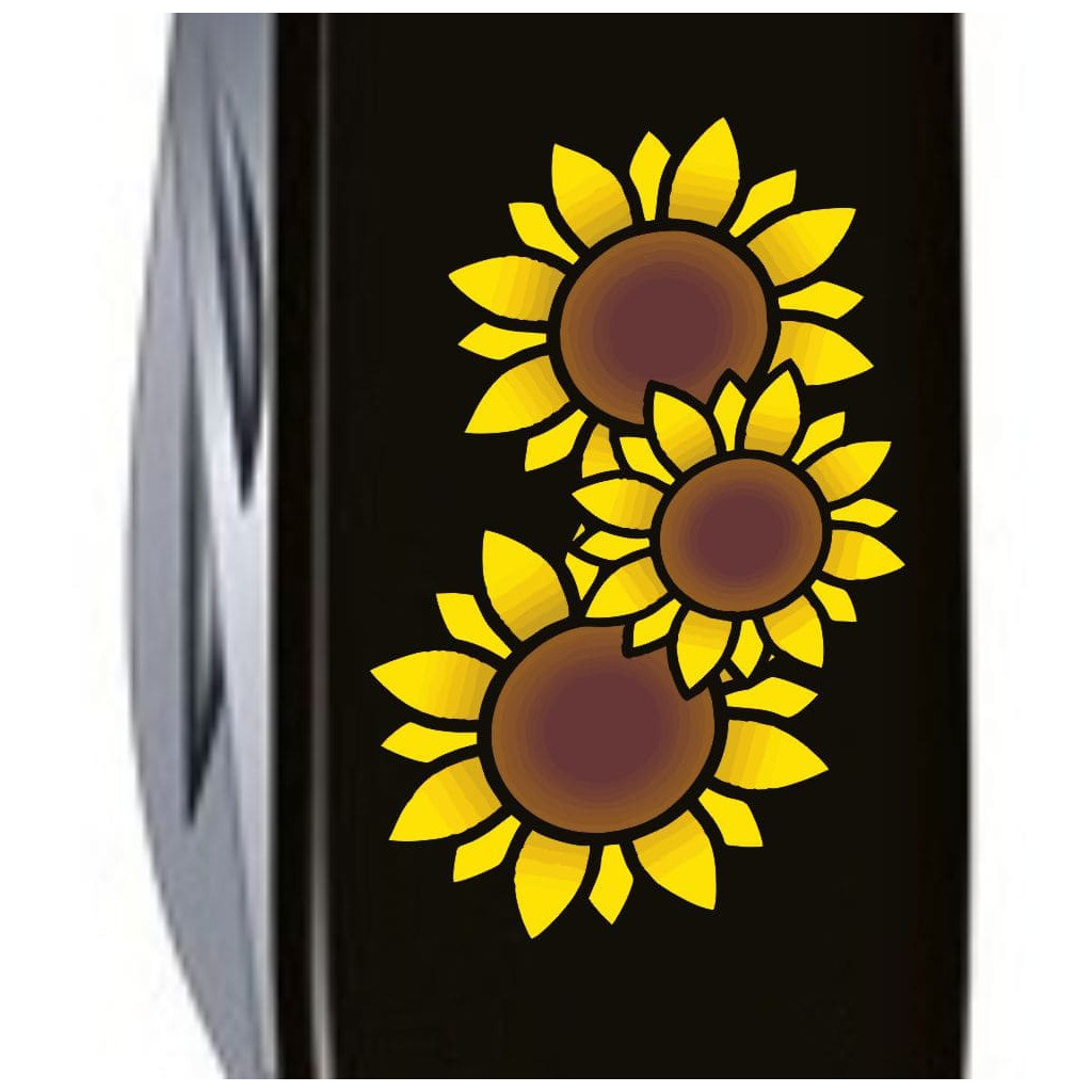 Ніж Victorinox Spartan Ukraine 91 мм Чорний Соняшники (1.3603.3_T1340u) - зображення 3