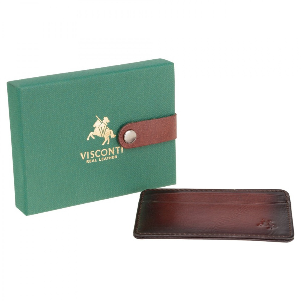 Кардхолдер Visconti AT54 Evan Burnish Tan (AT54 B/TAN) - зображення 5