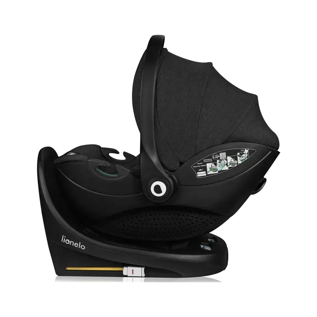 Автокрісло Lionelo MOXIE I-SIZE SET 360 BLACK CARBON (LO-MOXIE I-SIZE SET BLACK CARBON) - зображення 3