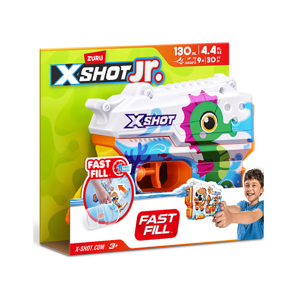Іграшкова зброя Zuru X-Shot Водний бластер Junior Fast-Fill Морський коник (118143D) - зображення 3