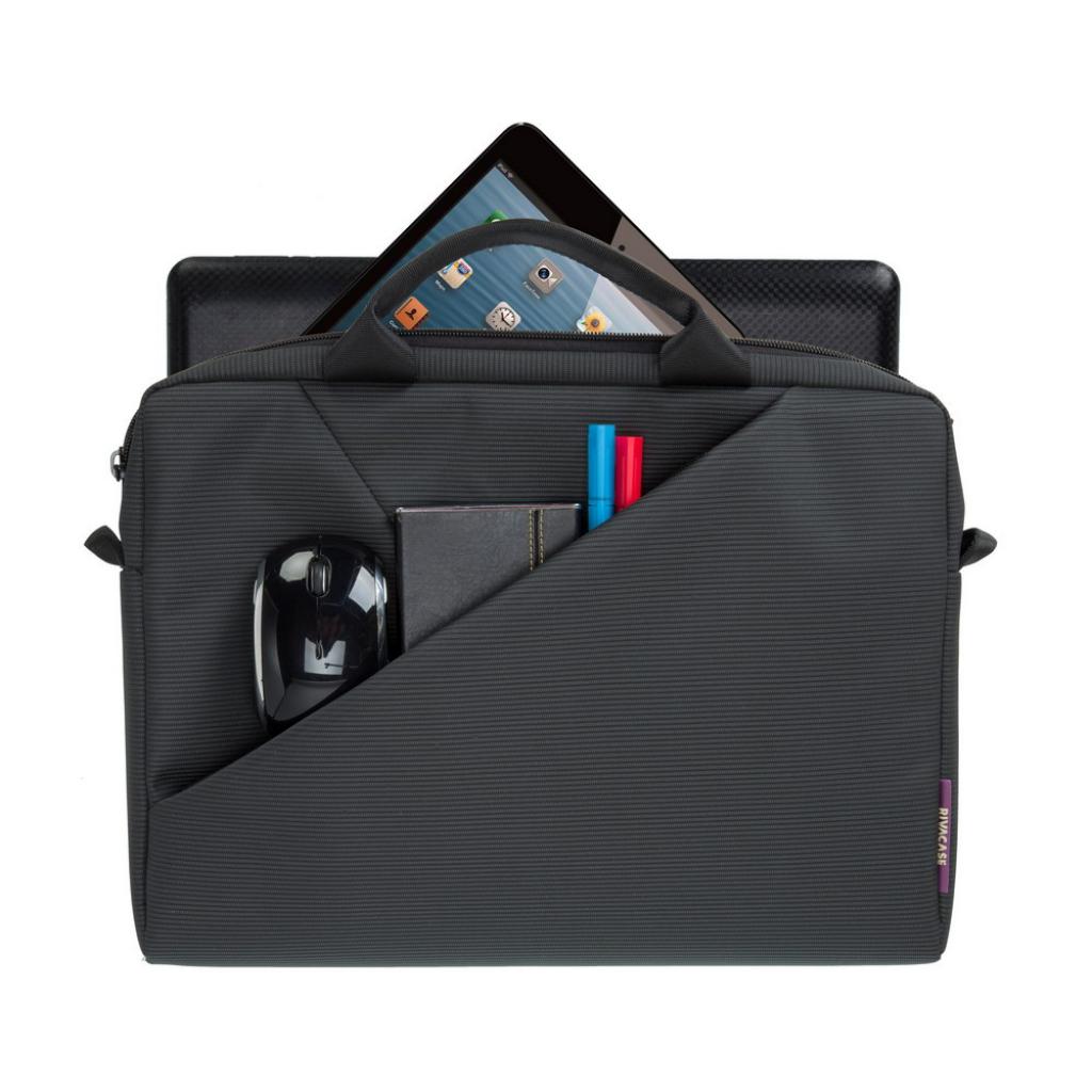 Сумка для ноутбука RivaCase 13,3" (8720 (Grey)) - изображение 4