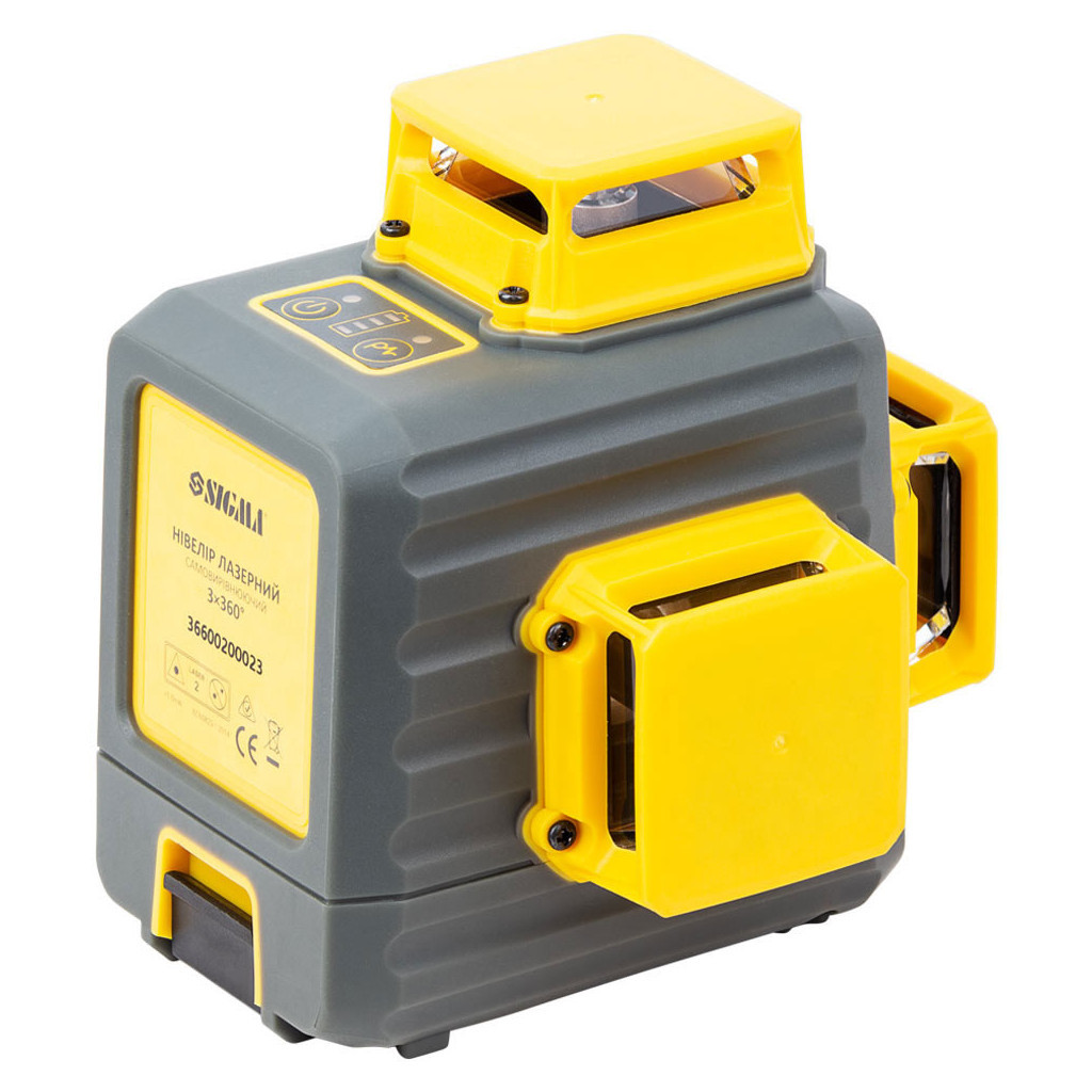 Лазерний нівелір Sigma що самовирівнюється, 3x360° (3727211) - зображення 2