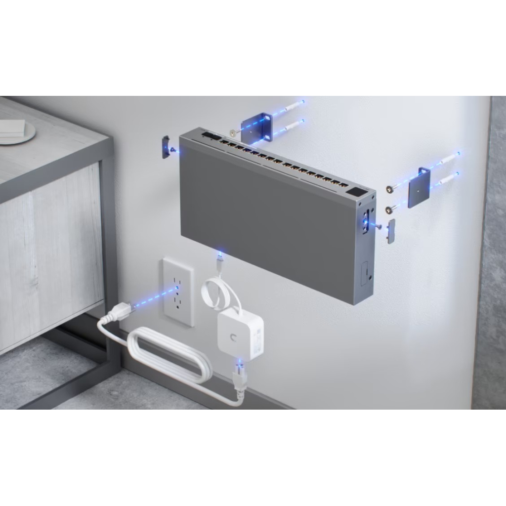 Комутатор мережевий Ubiquiti USW-PRO-MAX-16-POE - зображення 9