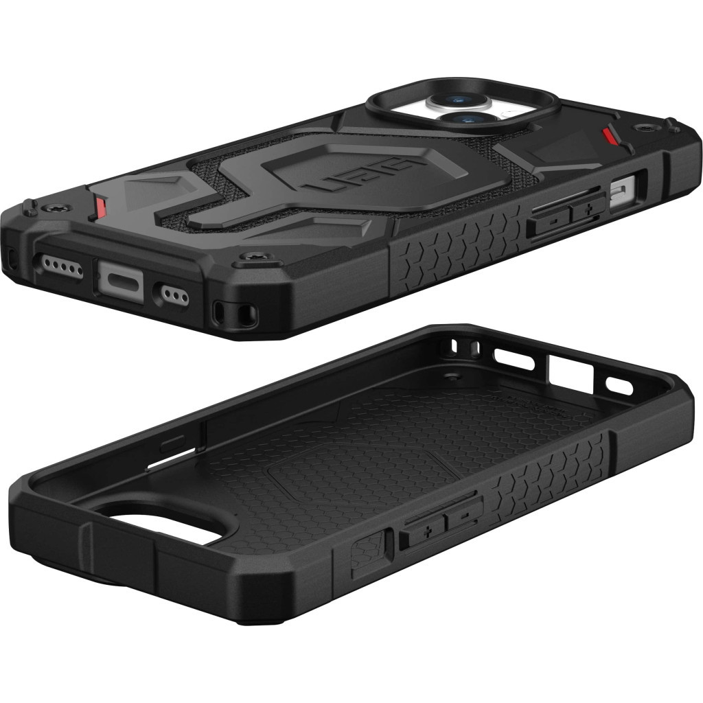 Чохол до мобільного телефона UAG Apple iPhone 15 Monarch Pro Magsafe, Kevlar Black (114219113940) - зображення 10