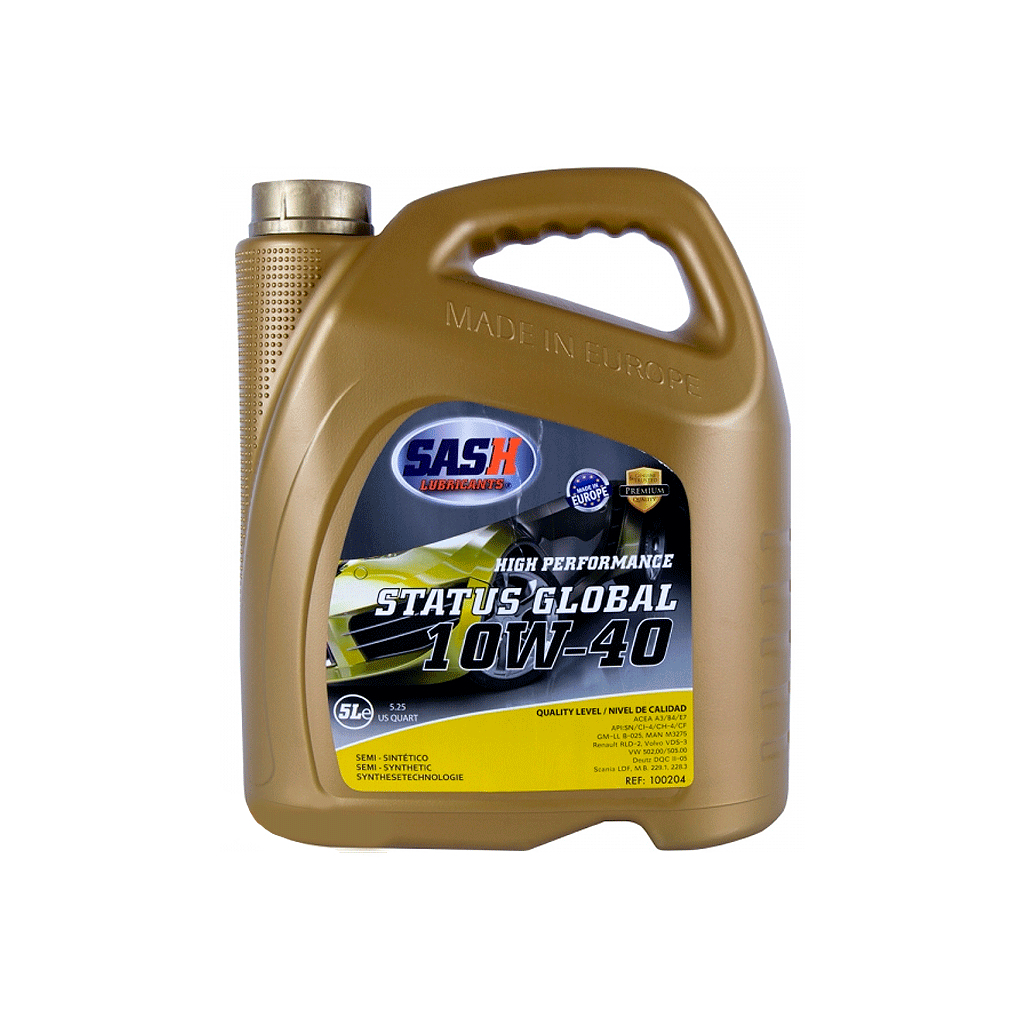 Моторна олива SASH STATUS GLOBAL 10W40 5л (100204) - изображение 1