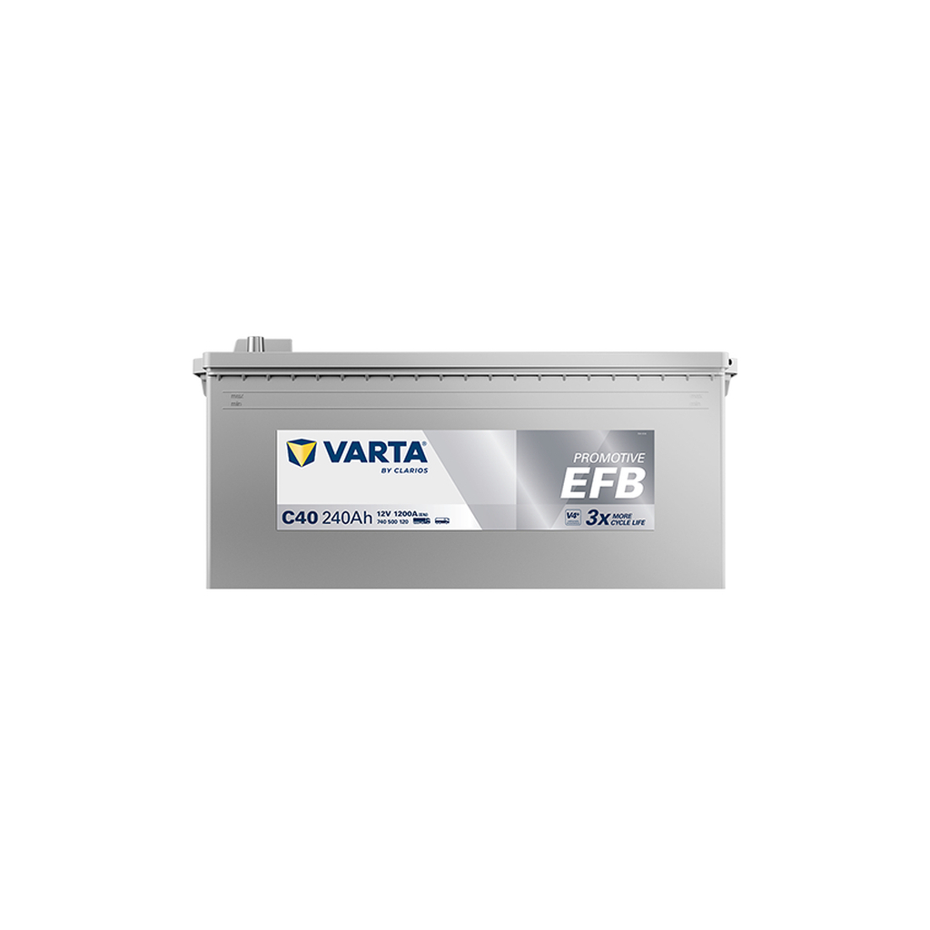 Акумулятор автомобільний Varta ProMotive EFB 240Ah бокова(+/-) (1200EN) C40 (740500120) - изображение 2
