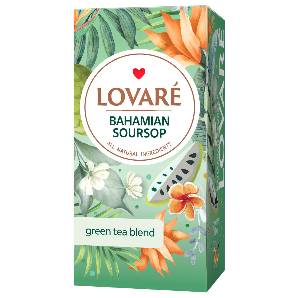Чай Lovare "Bahamian soursop" 24х1.5 г (lv.76012) - зображення 1