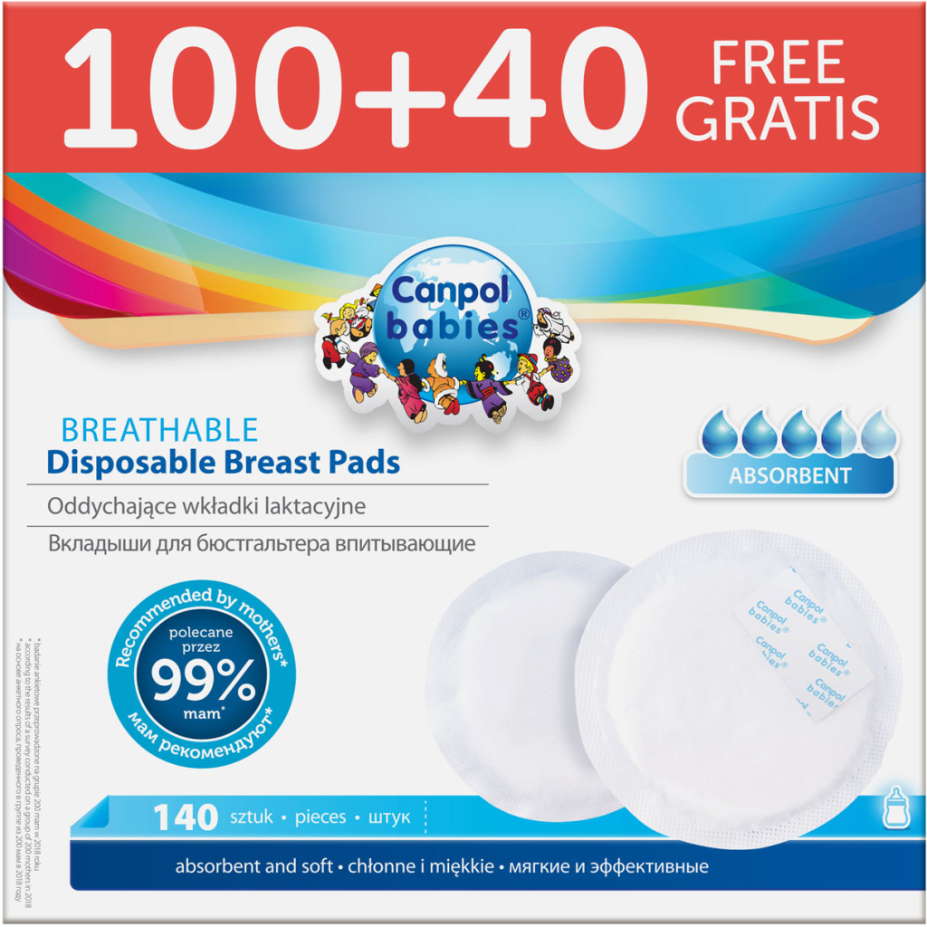 Вкладиш для бюстгальтера Canpol babies 140 шт (1/654) - зображення 2