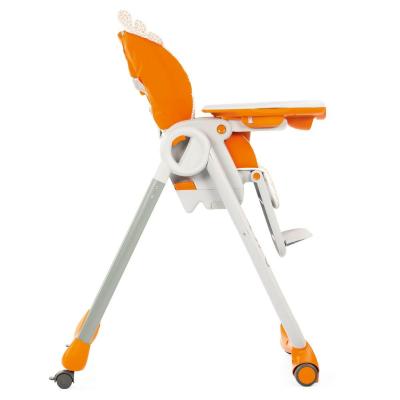 Стілець для годування Chicco Polly 2 Start 4-х колісний помаранчевий (79205.96) - зображення 2