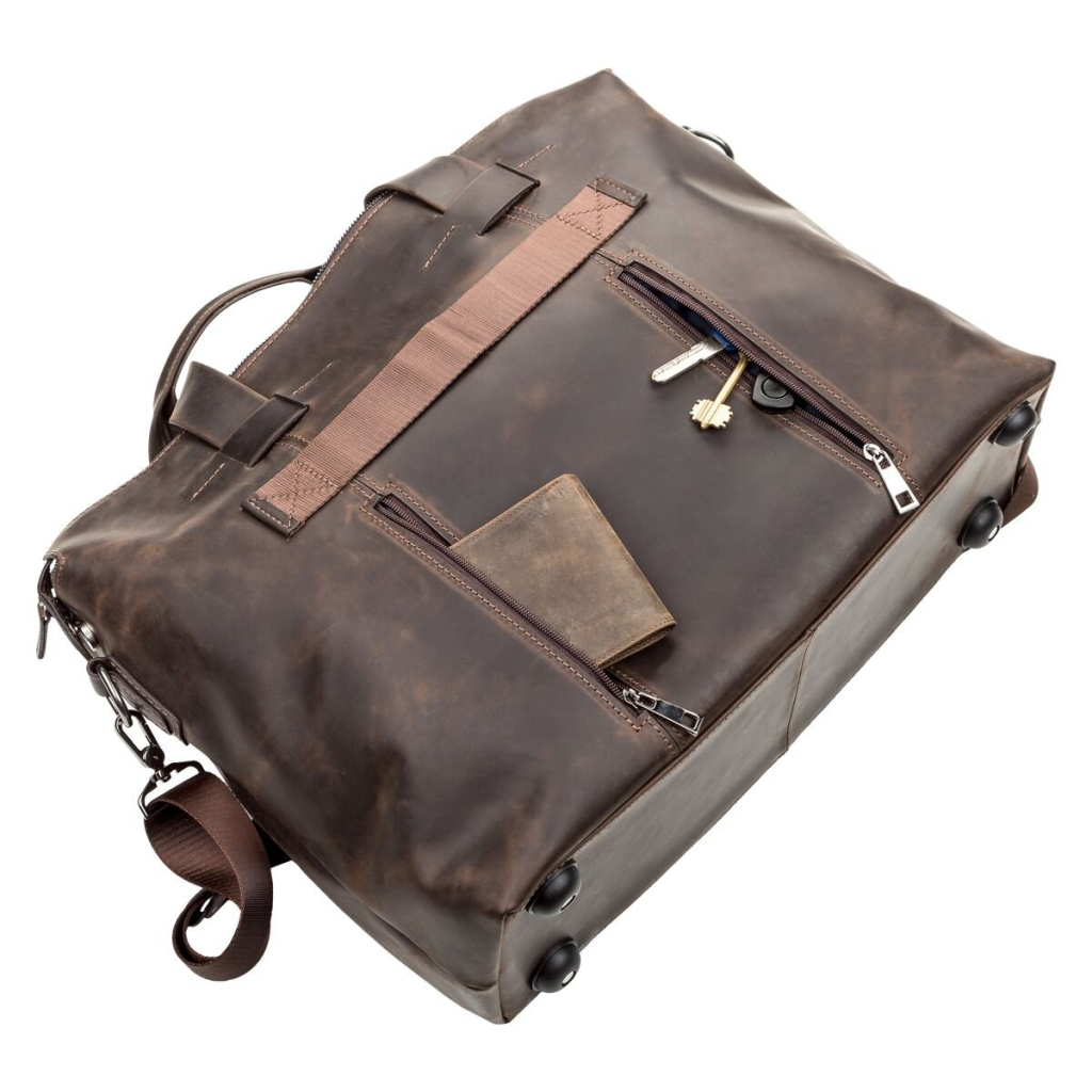 Сумка Shvigel Шкіряна Коричнева (11119) - зображення 8