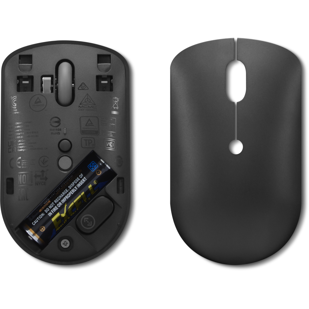 Мишка Lenovo 400 USB-C Wireless Black (GY51D20865) - зображення 6